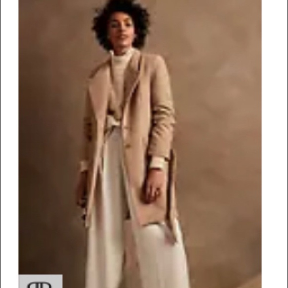 Banana Republic Petite Long City Coat Size XS